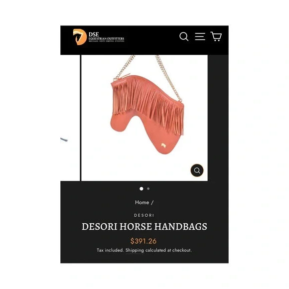 DESORI Leather Shoulder Bag with Sculpted Flap - Picture 8 of 8